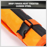 Lockable Tool Holder Belt 21 Pockets & Compartments Ployester Fabric Multi Use - Rear View