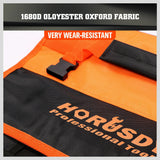 Lockable Tool Holder Belt 21 Pockets & Compartments Ployester Fabric Multi Use - Close-Up Angle