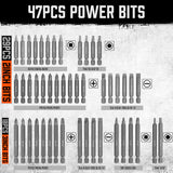 219-Piece Combination Security Bit Set Screw Driver Bit Tamper Proof Torx Box - Top-Down View
