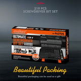 219-Piece Combination Security Bit Set Screw Driver Bit Tamper Proof Torx Box - Extra Image