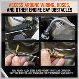 8Pc Pick And Hook Set Oil Seal O-Ring Puller Extractors Seal Gasket Remove Tool - 45-Degree Angle