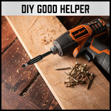 42Pc Impact Screwdriver Bit Set Magnetic Drill Holder Socket Drilling Adapter - Low Angle