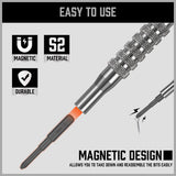 33 PC PRECISION SCREWDRIVER SET BITS PHILIP FLAT SLOTTED TORX HEX ELECTRONIC FIX - Top-Down View