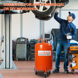 HORUSDY 80L Mobile Waste Oil Drainer Telescopic Workshop Fluid Collection Tank - Extra Image