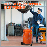 HORUSDY 80L Waste Oil Drainer Pneumatic Fluid Collection Workshop with Extractor - Extra Image