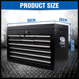 HORUSDY 10-Drawer Tool Box Chest Toolbox Lockable Drawer Cabinet Garage Storage - Top-Down View