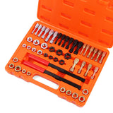 48-Pieces SAE and Metric Thread Restorer Kit Fractional Metric Thread Restorer