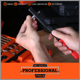 48-Pieces SAE and Metric Thread Restorer Kit Fractional Metric Thread Restorer - Low Angle