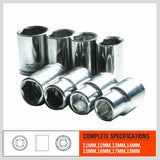 8Pc Metric Socket Set 1/2