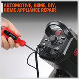 100Pc Screwdriver Set Ratchet Handle Socket Slot Pozi Hex Star Square Bits Rack - Extra Image