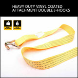 50mm x 10M Tie Down Strap Heavy Duty Ratchet Straps Trailer Boat 2000KG Loading - Rear View