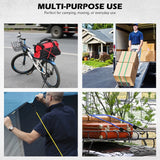 SEDY 60Pcs Bungee Cords Set Heavy Duty Tie Down Straps Camping Moving w/ Hooks - Low Angle