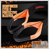 Heavy Duty 9.1M Recovery Tow Straps Snatch Kit - 32,000 LBS Break Strength with D-Ring Shackles for Off-Roading Recovery and Hauling - Extra Image