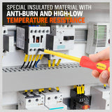 8Pc Insulated Screwdriver Set Magnetic Slotted Phillips Electricians With Case - Extra Image