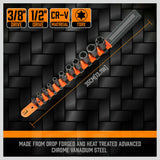 11Pc E-Torx Socket Set Female External Star Type E4-E20 3/8