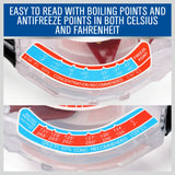 Radiator Coolant Tester Anti Freeze Water Test Indicator Dial Car Auto Measure - 45-Degree Angle