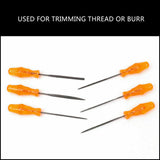 6Pc Mini Needle File Set Alloy Strength Steel For Wood Working Carving Craft