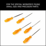 6Pc Mini Needle File Set Alloy Strength Steel For Wood Working Carving Craft