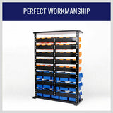 50-Piece Bin Wall Mounted Parts and Tool Storage Rack Organizer Rack?for Workshop Tools