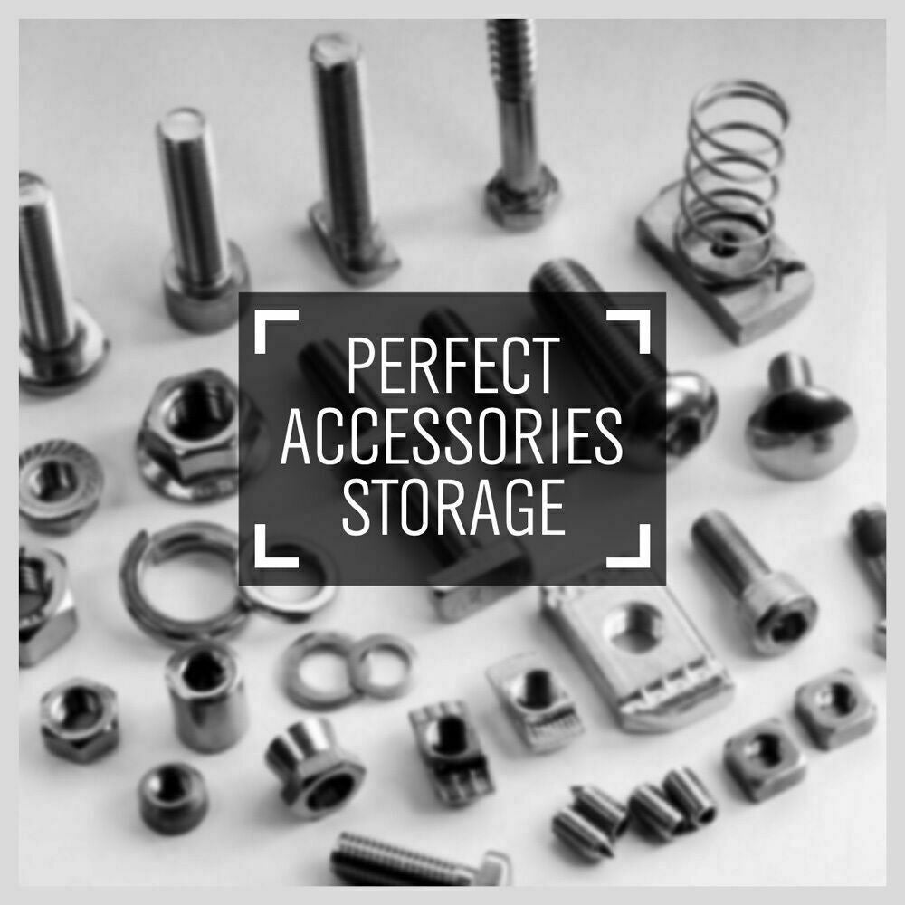 50-Piece Bin Wall Mounted Parts and Tool Storage Rack Organizer Rack?for Workshop Tools