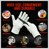 One-Pair Cut Resistant Gloves Anti Cutting Level 5 Kitchen Butcher Protection - 45-Degree Angle