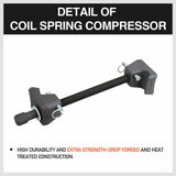 2Pc Heavy Duty Coil Spring Compressor Clamp Car Truck Shocker Struts Replace - Side View