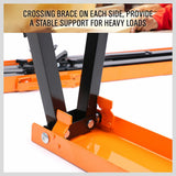 4Pc Mastercraft Sawhorse Metal Folding Non-slip Surface Saw Horse 120KG Capacity - Extra Image