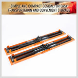4Pc Mastercraft Sawhorse Metal Folding Non-slip Surface Saw Horse 120KG Capacity - Extra Image
