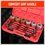 26Pc Universal Press & Pull Sleeve Kit Bush Bearing Remove LCV HGV Engines Tools - Side View