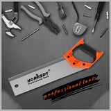 14 Back Saw Wood Hand Saw Woodworking Timber Plastic Cutting Ergonomic Handle - Close-Up Angle