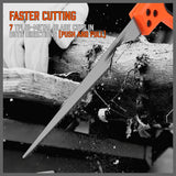 Plaster Saw Wall Board Hand Saw Drywall Plastic Board Jab Saw Cutting 420mm Long - Rear View