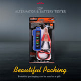 Digital 12V Alternator Battery Tester Car Load Tester Automotive  Voltage Check - Low Angle