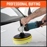 11Pcs 6 Buffing Waxing Polishing Pads Sponge Pad Set For Car Polisher Drill - Low Angle