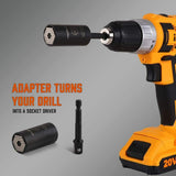 Magnetic Wristband & Universal Socket Grip 7-19mm Magnets Screws Nails Holder - Close-Up Angle