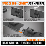 64 Wall Mount Tool Hanger Garden Storage Organizer Mop Broom Holder Hook Pegs - Rear View