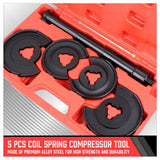 Coil Spring Compressor Tool Strut Front Rear Suspension Repair for Mercedes Benz - Front View