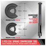 Coil Spring Compressor Tool Strut Front Rear Suspension Repair for Mercedes Benz - Side View