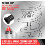 Coil Spring Compressor Tool Strut Front Rear Suspension Repair for Mercedes Benz - Top-Down View