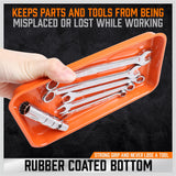 HORUSDY 3Pcs Magnetic Parts Tray Set Small Parts Tool Organization Non Slip - Extra Image