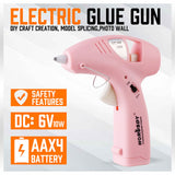 Cordless Hot Glue Gun 20 Glue Sticks & Batteries Included Craft DIY Repair Tool - Side View