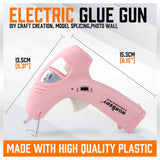 Cordless Hot Glue Gun 20 Glue Sticks & Batteries Included Craft DIY Repair Tool - Top-Down View