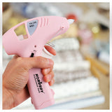Cordless Hot Glue Gun 20 Glue Sticks & Batteries Included Craft DIY Repair Tool - Low Angle