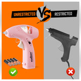 Cordless Hot Glue Gun 20 Glue Sticks & Batteries Included Craft DIY Repair Tool - Extra Image
