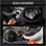 5Pc Oil Filter Wrench Set Swivel Grip Steel Belt Spanner Universal Filter Remove - Low Angle
