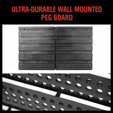 30 Bins Tool Storage Wall Mounted Organiser Parts Garage Workshop Box Heavy Duty - Low Angle