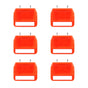 6Pc Pegboard Bins Peg Board Parts Storage With Steel Hooks Tools Organiser Tray