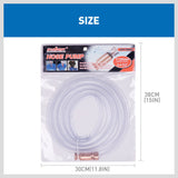 3M Self Priming Siphon Hose Water Jiggler Liquid Transfer Fuel Hose Pump Copper - Close-Up Angle