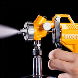 Ingco 5Pc Compessor Air Tool Set Paint Sprayer Air Blower Wash Tyre Inflating 5M Hose - Side View