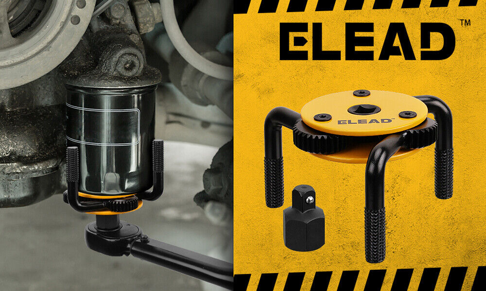 ELEAD 3 to 5-1/2 Oil Filter Wrench Set Oil Filter Removal Tool Automotive Use
