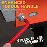 ELEAD 13Pc Extra Large Hex Key Set Long Allen Key Wrench Ball End SAE 5/64-3/4 - Extra Image